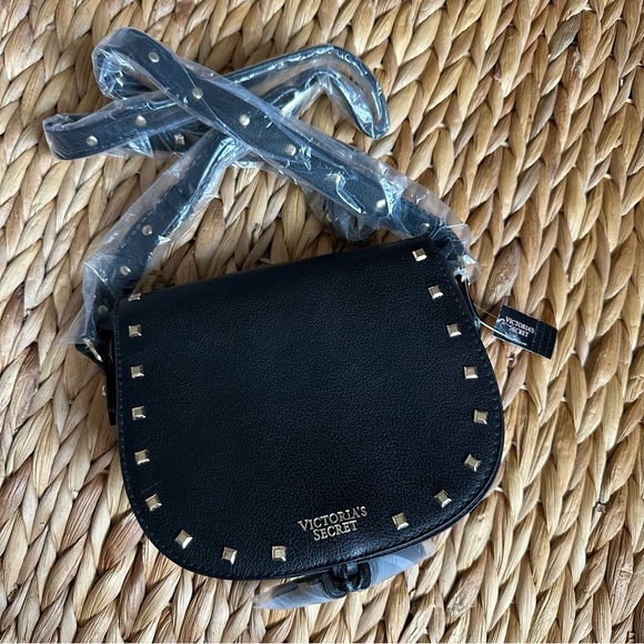 Victoria's Secret Handbags - NEW - Victoria’s Secret Crossbody Purse - Black w/Gold Hardwear